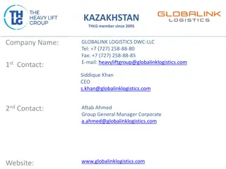 Globalink Logistics - Leading Freight Forwarder in Kazakhstan since 2005