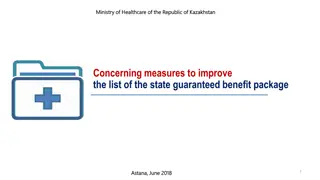 Improving State Guaranteed Healthcare in Kazakhstan