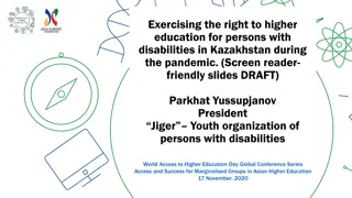 Challenges Faced by Students with Disabilities in Higher Education During the Pandemic