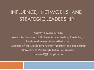 Insights on Influence, Networks, and Strategic Leadership