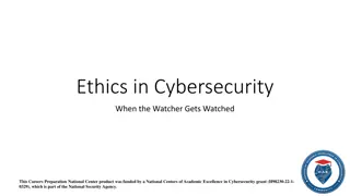 Ethics in Cybersecurity: Evolution, Challenges, and Solutions