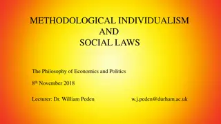 Methodological Individualism in Social Science