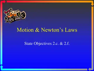 Motion and Newton's Laws