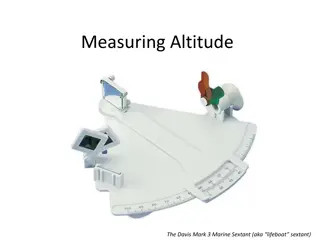 Navigating the Seas with a Sextant: Altitude Measurement