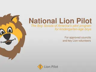 Lion Pilot Program Details for Boy Scouts of America Councils