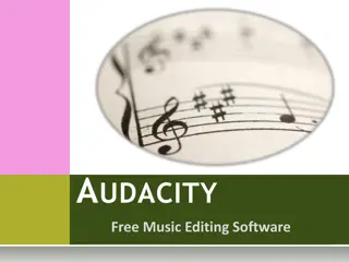 Audacity: Free Music Editing Software Overview