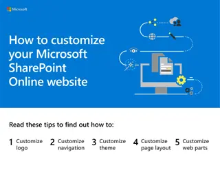 Enhance Your SharePoint Online Website with Customizations