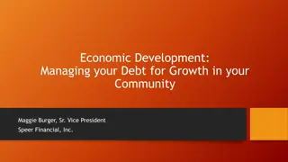 Managing Debt for Economic Development in Your Community