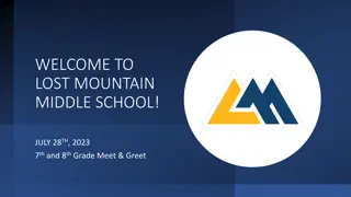 Welcome to Lost Mountain Middle School - Information for Students and Parents