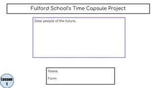 Fulford School Time Capsule Project: Journey Through Lockdown