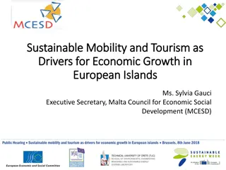 Sustainable Mobility and Tourism: Drivers for Economic Growth in European Islands