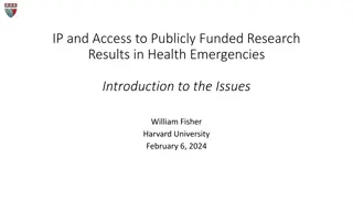 Understanding the Access to Publicly Funded Research Results in Health Emergencies