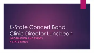 K-State Band Events and Workshops for Spring and Summer 2017