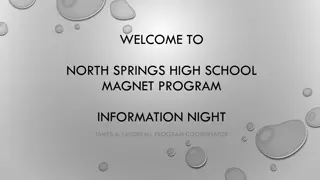 North Springs High School Magnet Program Information Night