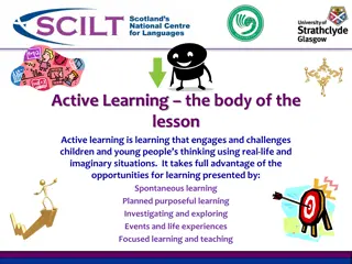 Exploring Active Learning Strategies for Children and Young People