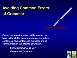 Mastering Grammar: Avoid Common Errors and Improve Writing Skills