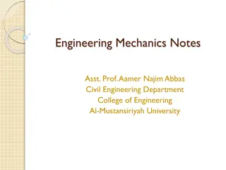 Engineering Mechanics Basics: Introduction, Concepts, and Laws