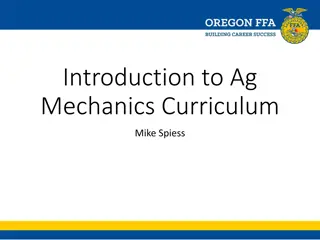 Insights into Agricultural Mechanics Curriculum by Mike Spiess