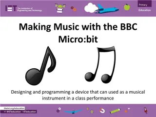 Creating a Musical Instrument Using BBC Micro:bit