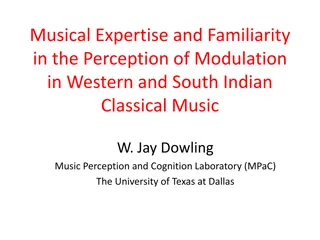 Understanding Modulation and Tonal Hierarchies in Music Perception