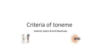 Principles and Criteria of Toneme in Linguistics