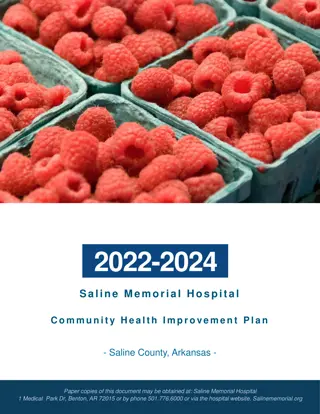 Saline Memorial Hospital Community Health Improvement Plan 2022-2024