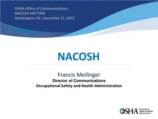 OSHA Office of Communications - NACOSH Meeting Highlights and Resources