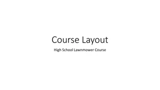 High School Lawnmower Course Layout and Setup Guide