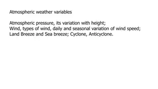 Atmospheric Pressure, Wind Variations, and Humidity in Weather Systems