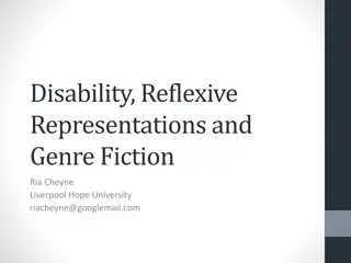 Disability, Reflexive Representations in Genre Fiction: Exploring Cultural Perspectives