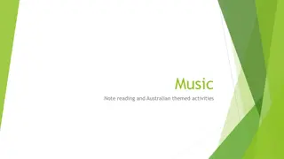 Explore Music Note Reading and Australian Themed Activities