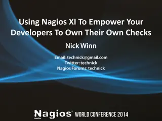 Enhance Developer Empowerment with Nagios XI for Efficient Checks