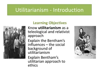 Understanding Utilitarianism: Bentham's Moral Philosophy