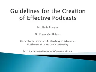 Exploring the Integration of Podcasts in Education