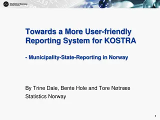 Enhancing KOSTRA Reporting System in Norway