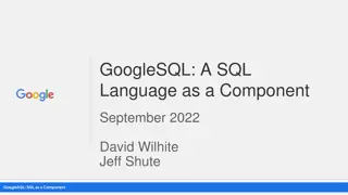 Evolution of GoogleSQL: A Comprehensive Overview