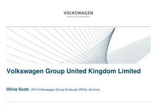 Volkswagen Group United Kingdom Limited - Olivia Scott's Graduate Journey