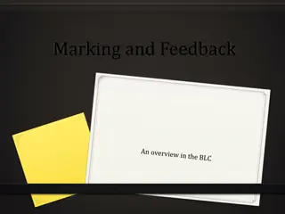 Assessment and Feedback Practices in Education Institutions