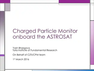 Charged Particle Monitor onboard the ASTROSAT by Yash Bhargava - Research Overview