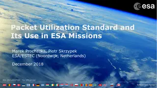 Packet Utilization Standard in ESA Missions