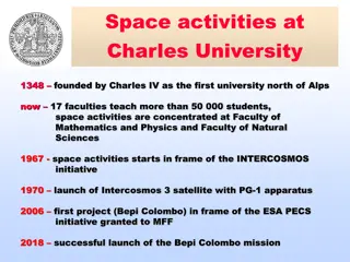 Space Activities at Charles University: A Legacy of Scientific Exploration