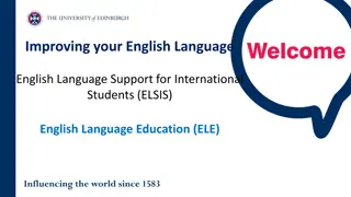 Enhancing English Language Skills for International Students at ELE