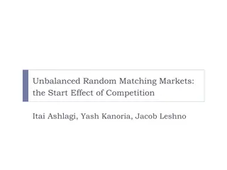 Stable Matching Markets in Unbalanced Random Matching Scenarios