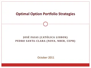 New Tool for Optimal Option Portfolio Strategies by Jos Faias and Pedro Santa-Clara