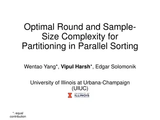 Optimal Round and Sample-Size Complexity for Parallel Sorting Partitioning