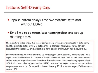 Insights on Self-Driving Cars: LIDAR vs. Vision-Based Solutions