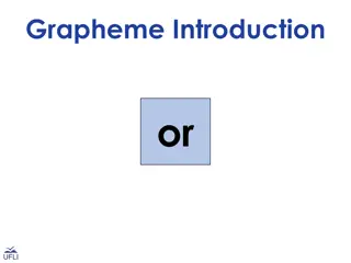 Interactive Grapheme Introduction Activities for Phonics Learning