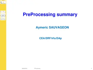 Data Processing and Preprocessing Summary