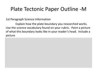 Exploring Plate Boundaries: Science, Effects, Culture & History