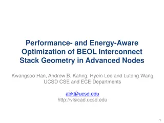 Energy-Aware Optimization of BEOL Interconnect Stack Geometry